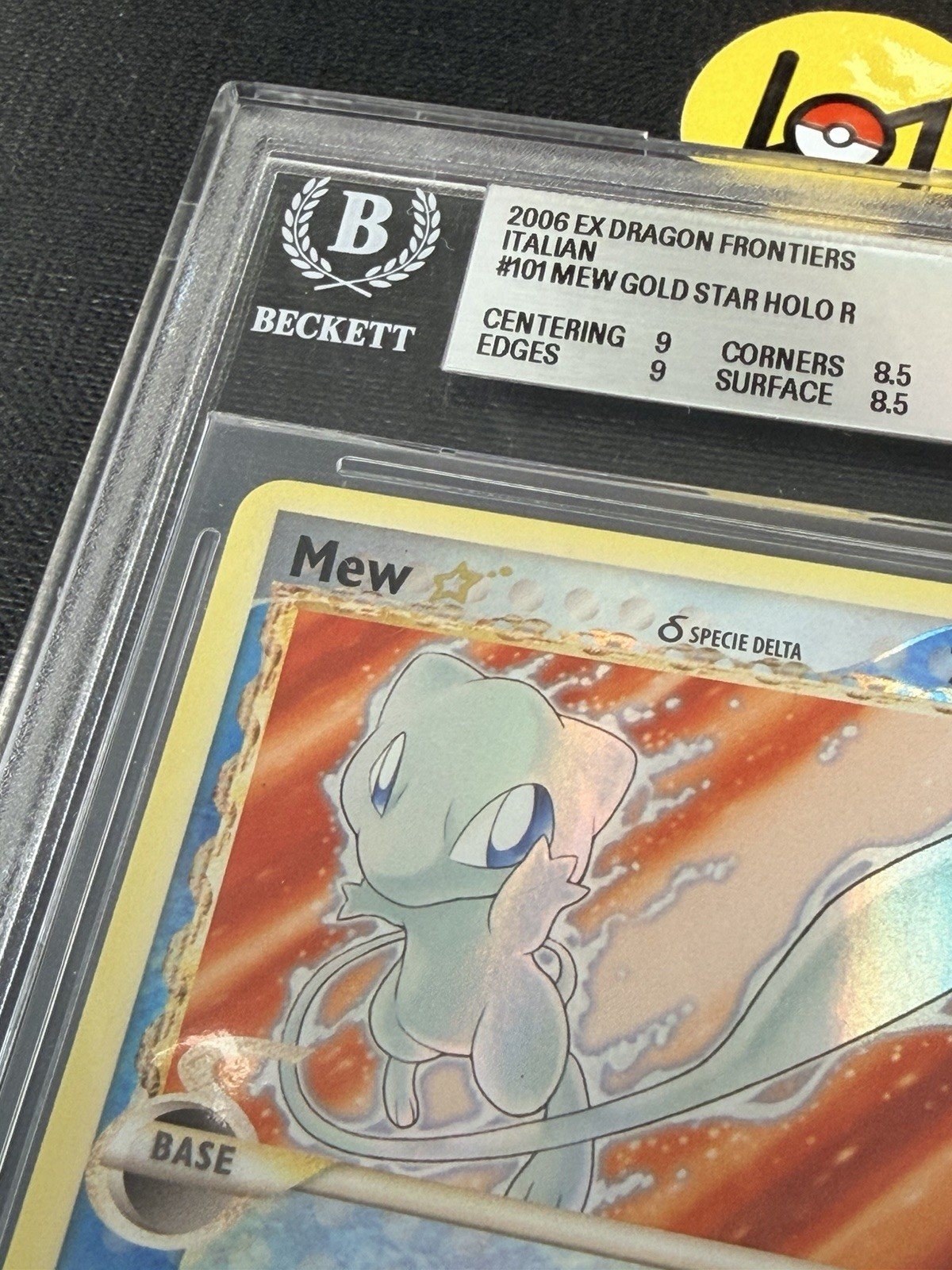 Pokemon Mew Gold Star BGS8.5 Holo Ex Dragon Frontiers Italiano Holo 101 BGS 8.5 – Foto 2
