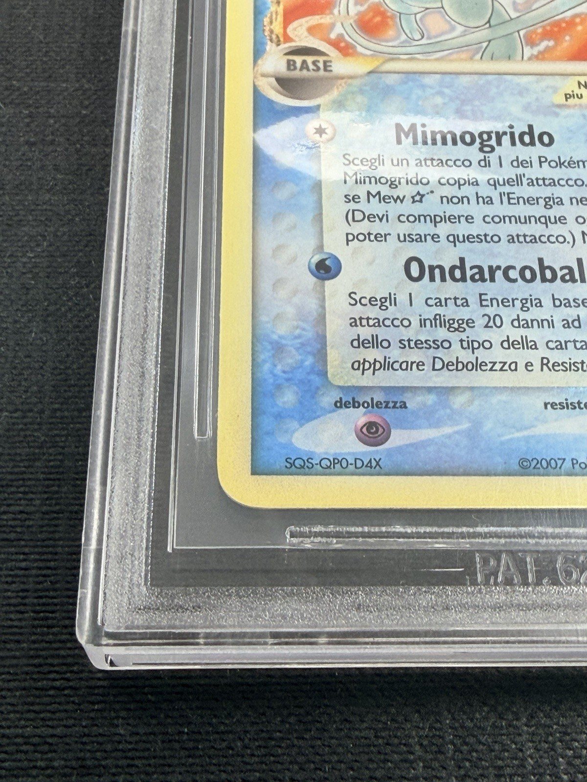 Pokemon Mew Gold Star BGS8.5 Holo Ex Dragon Frontiers Italiano Holo 101 BGS 8.5 – Foto 4