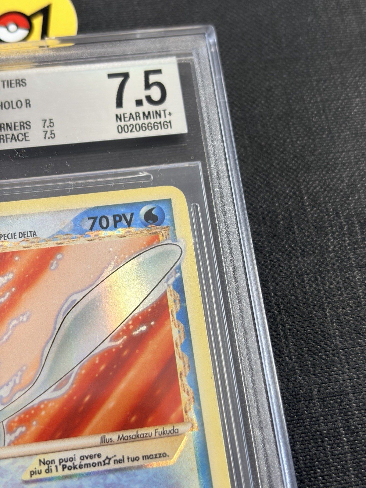 Pokemon Mew Gold Star BGS7.5 Ita Holo 2006 Ex Dragon Frontiers BGS 7.5 Italiano – Foto 3
