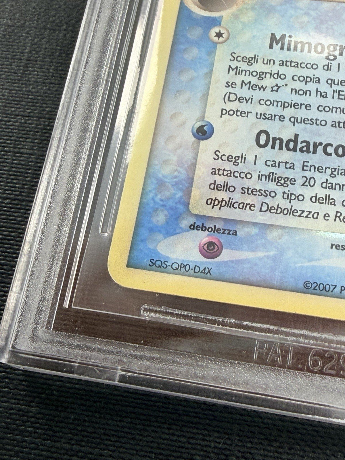 Pokemon Mew Gold Star BGS7.5 Ita Holo 2006 Ex Dragon Frontiers BGS 7.5 Italiano – Foto 4